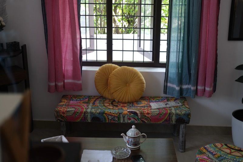 Property exterior view surrounded by greenery